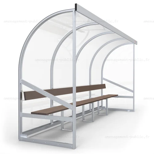 Banc de touche 8 places pour aménagement des stades